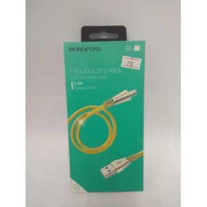 Сетевое зарядное устройство Кабель Borofone Cable USB to Micro-USB