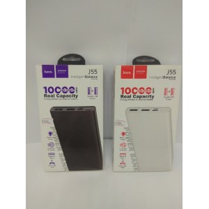 Аккумулятор внешний HOCO J55, Neoteric, 10000mAh, пластик, 2 USB выхода, 2.0A