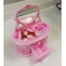 Розовая музыкальная детская шкатулка, с изображением Барби