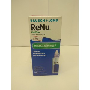 Раствор ReNu MultiPlus bausch&lomb, 120ml, Италия