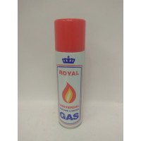 Газ бутан для заправки зажигалок, 250 ml, ROYAL