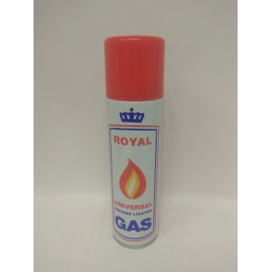 Газ бутан для заправки зажигалок, 250 ml, ROYAL