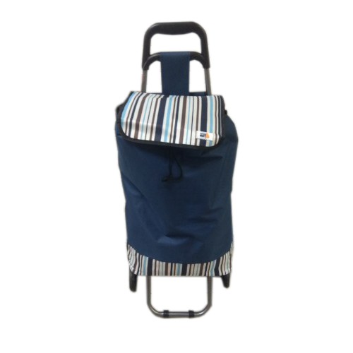 Сумка-тележка трехколесная с сумкой и откидным стульчиком, С302 "Полоски"