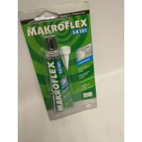 Makroflex, SX101, герметик силиконовый, санитарный, 85мл