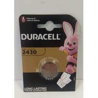 Батарейка Duracell 2430 (DL2430/CR2430) литиевая, элемент питания 3V 