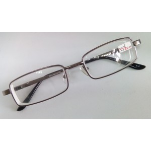 Очки с диоптрией R013, готовые очки, р/ц 62-64, металлические, обод, стекло