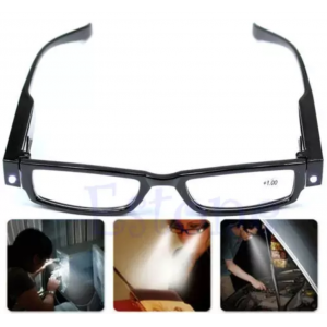 Очки - фонарик черные с диоптрией готовые очки