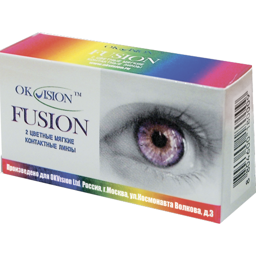 Карнавальные линзы OKVision Fusion Fancy, New Bio Co, 2 линзы