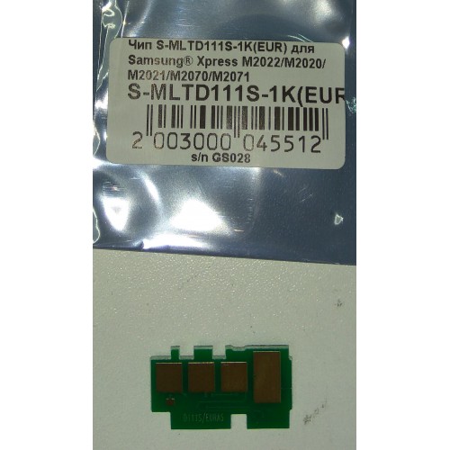 Чип S-MLTD111L-1.8K(EUR) для Samsung® Xpress M2022 на 1800 копий