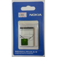 Аккумуляторная батарея Nokia BL-5B мощность 890 mAh для телефонов Nokia 3220 / 3230 / 5070