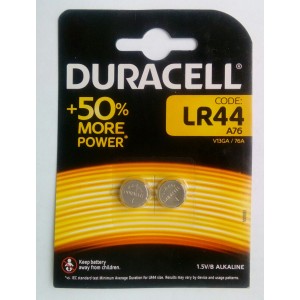 Батарейки Duracell LR44 / A76 / 76A / V13GA , вольт 1,5 V