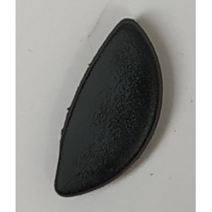 Носоупор черный, силиконовый, для очков металлических, вставляется (крепится) без винтиков розеткой на вилку