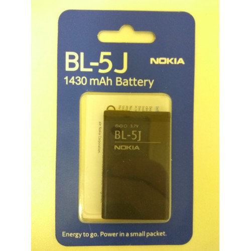 Аккумулятор BL-5J (1430mAh) для телефона Nokia Lumia 520 / 5230 / 5235 