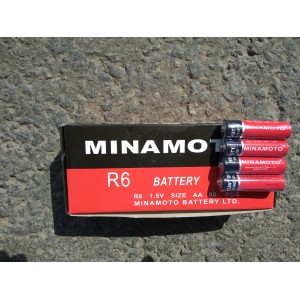 Батарейки  Пальчиковые Minamoto R6 AA