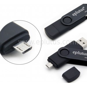 Флешка 8 гб (gb) Eplutus USB 2.0 на Micro USB, Smart Drive