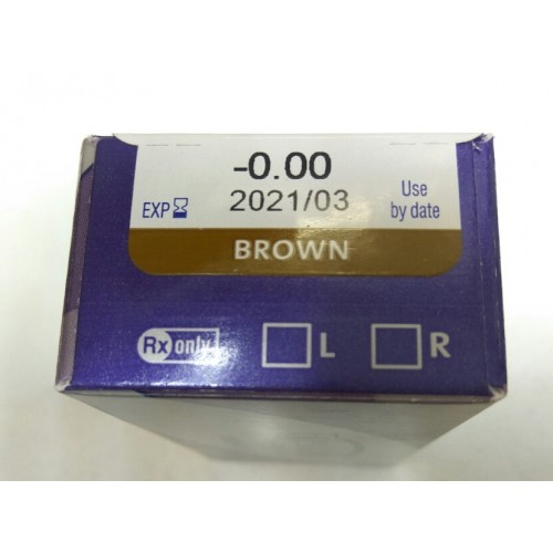 Контактные линзы цветные (оттеночные) карий коричневые Brown Freshlook Color Blends. CIBA Vision