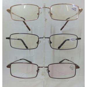 Очки титановые, Focus 9010, Готовые очки с диоптриями, р/ц62-64