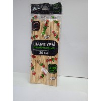 Шампуры бамбуковые, 100 шт, 20 см