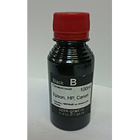 Чернила для HP/Canon pigment black (черные) 100 мл, C5380, C5383, C6375, C6383, D5460, D5463, D7560; Pro B8550, B8552 (PG)