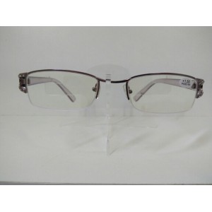 Очки полуободковые, Focus 8098, Готовые очки с диоптриями, р/ц62-64 розовые