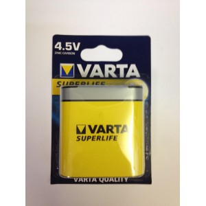 Батарейка Varta superlife 3R12 квадратная 4,5 v, zinc carbon
