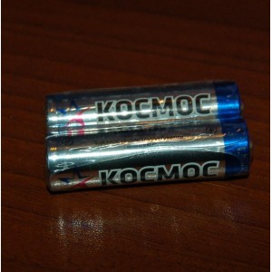 Батарейки пальчиковые КОСМОС R6 AA солевые