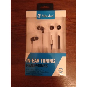 Гарнитура in-ear tuning headphones Mosidun Black (Наушники с микрофоном) Высокое качество звука