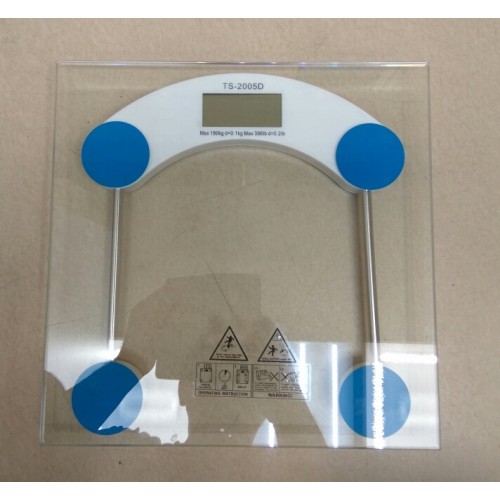 Весы напольные стеклянные, TS-2005D, прозрачные электронные (0,1-180 кг)